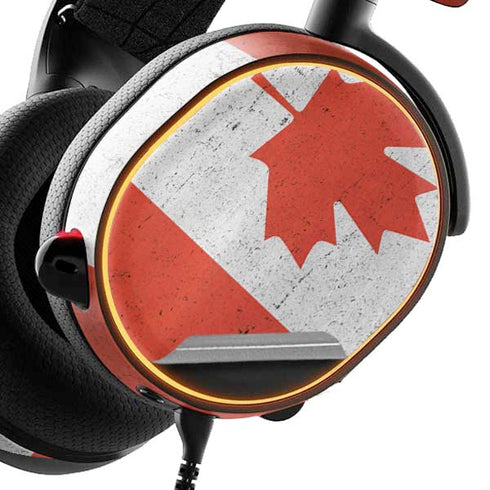 Canada Flag Distressed SteelSeries Arctis 5 Skin
